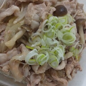 レンジUP彡豚こまと春雨の麺つゆ風味